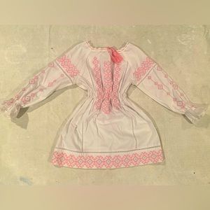 Girl’s embroidered dress.